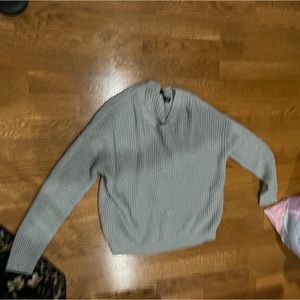 forever 21 grey sweater size medium